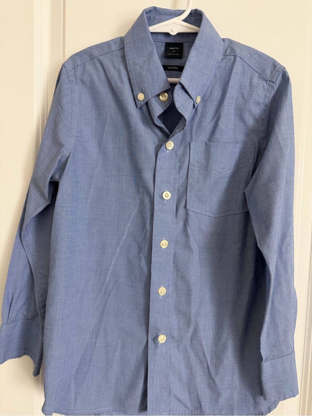 GAP Boys Light Blue Button-Down Shirt